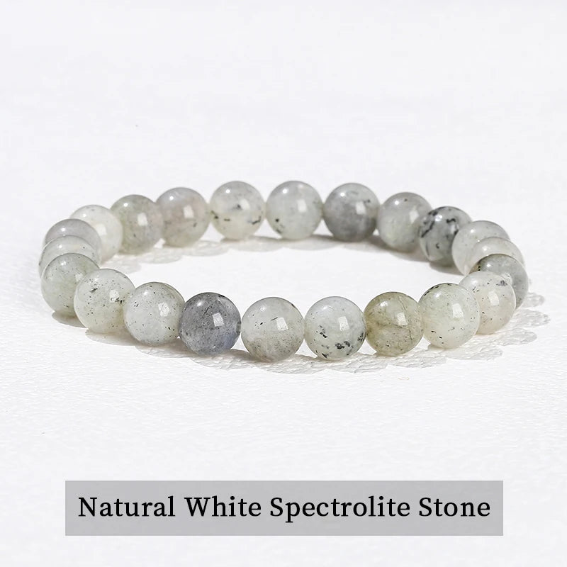 Elastic Natural Crystal Bead Bracelet