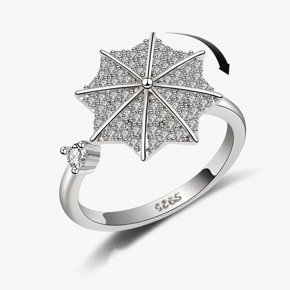 LunaSpin Crystal Ring