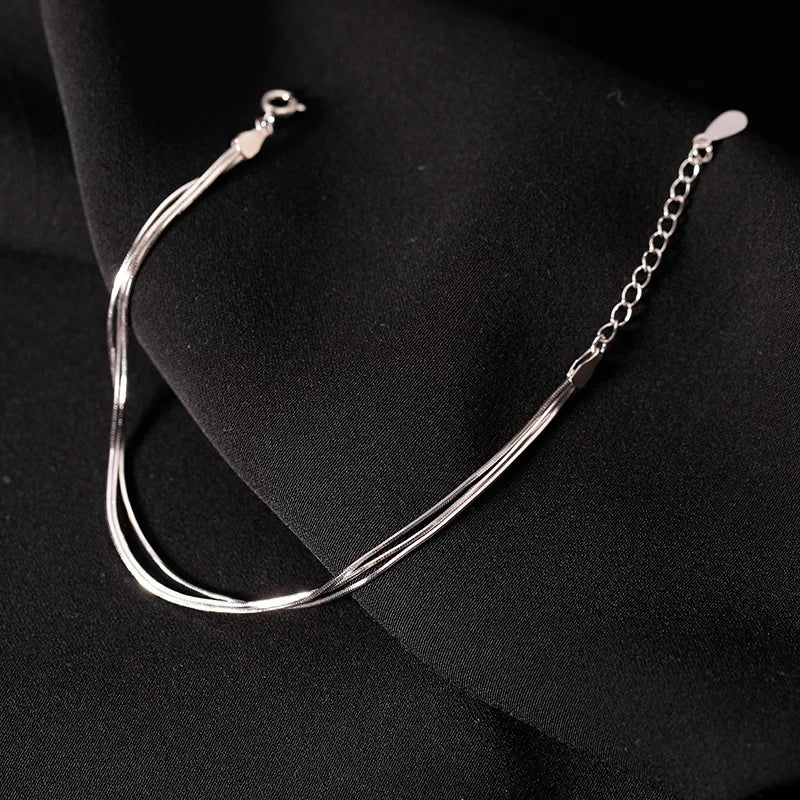 Silver Harmony Adjustable Bracelet