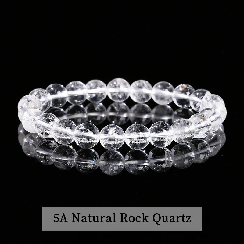 Elastic Natural Crystal Bead Bracelet