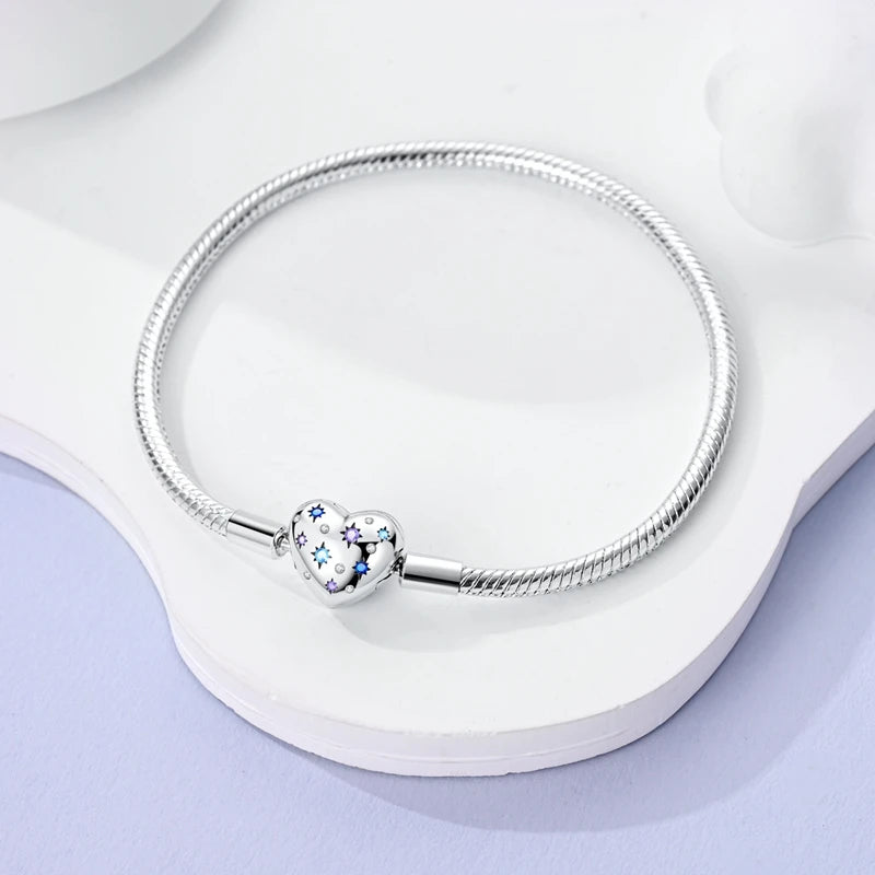 HeartSpark Sterling Silver Zircon Bracelet