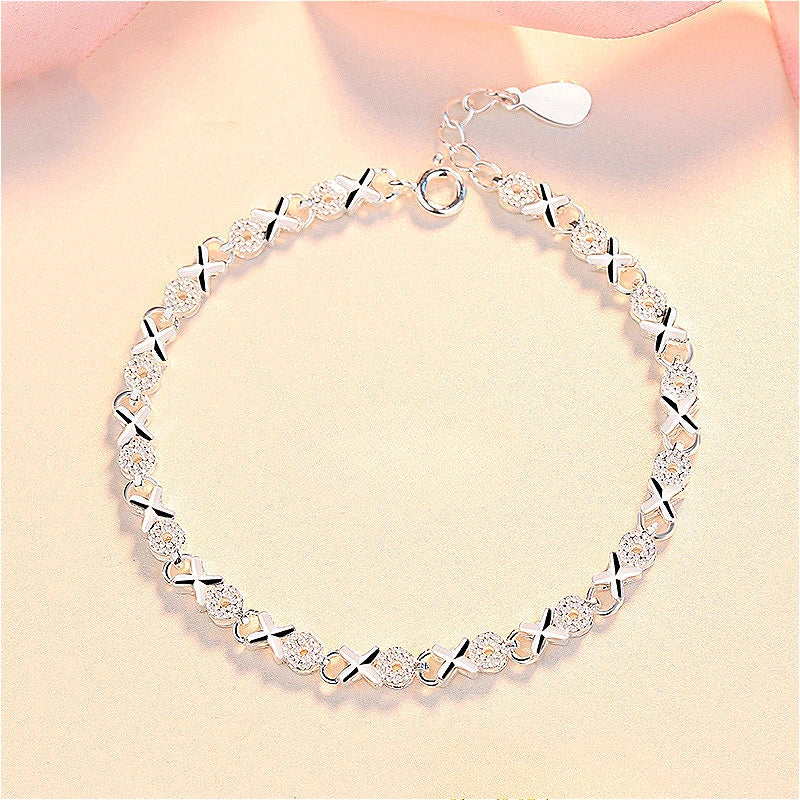 Silver Harmony Adjustable Bracelet