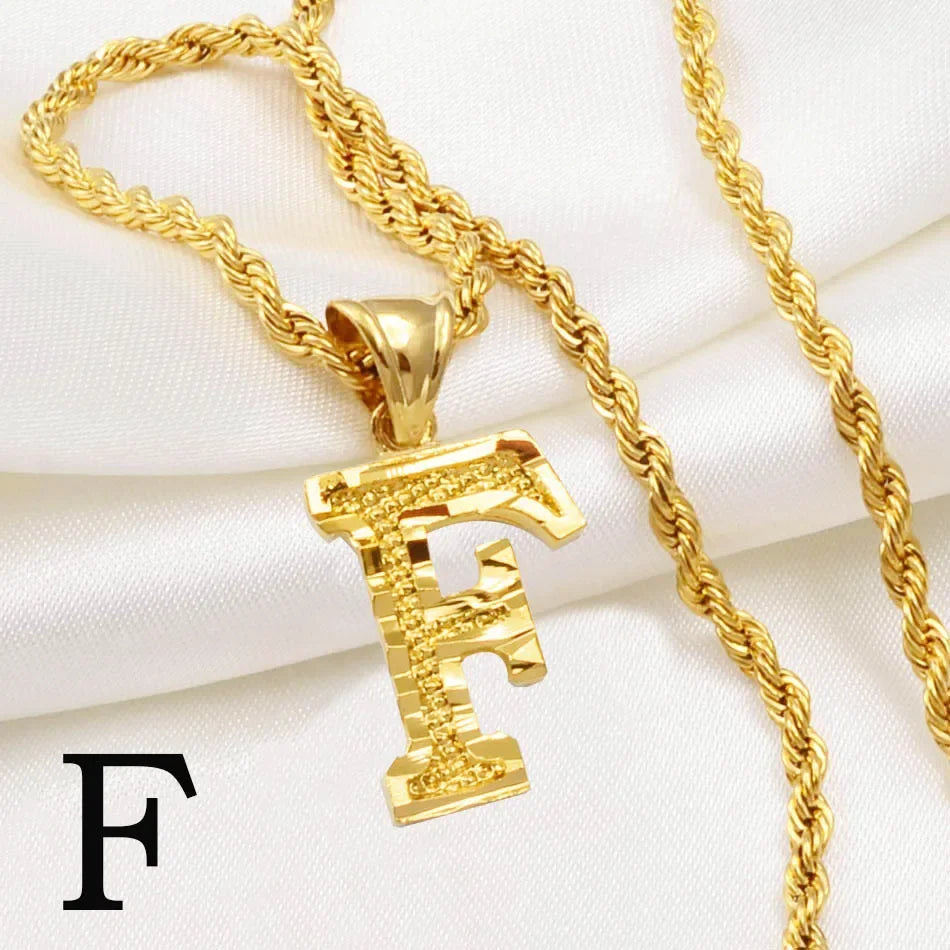 Alphabet Charm Necklace