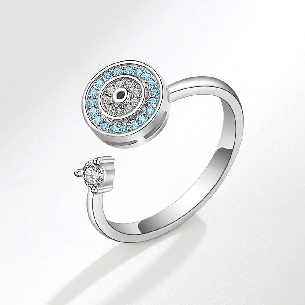 LunaSpin Crystal Ring