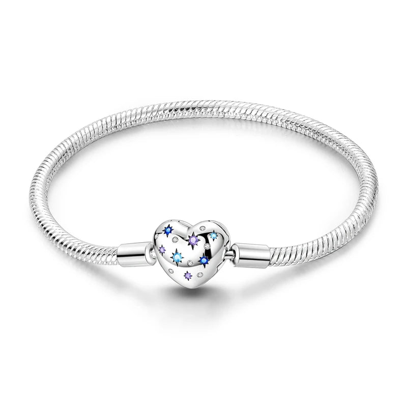 HeartSpark Sterling Silver Zircon Bracelet