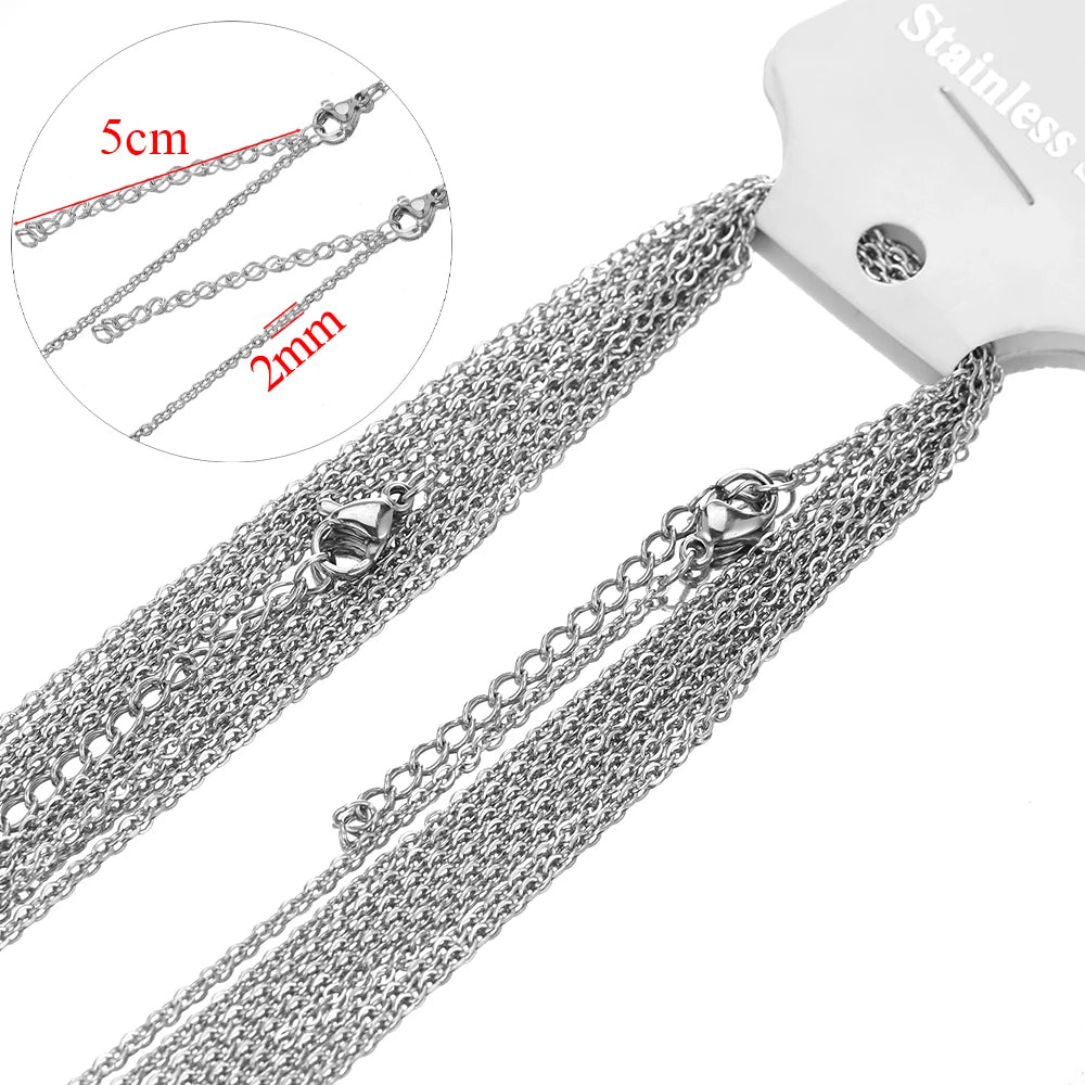 Classic Gold Link Chains Wholesale Set