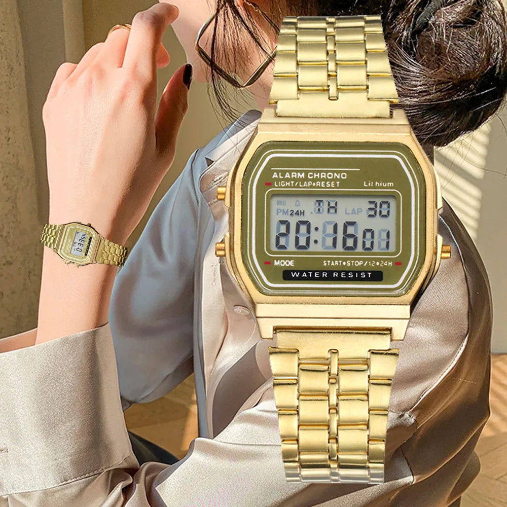 LuxeGlow Digital Watch