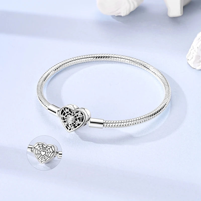 HeartSpark Sterling Silver Zircon Bracelet