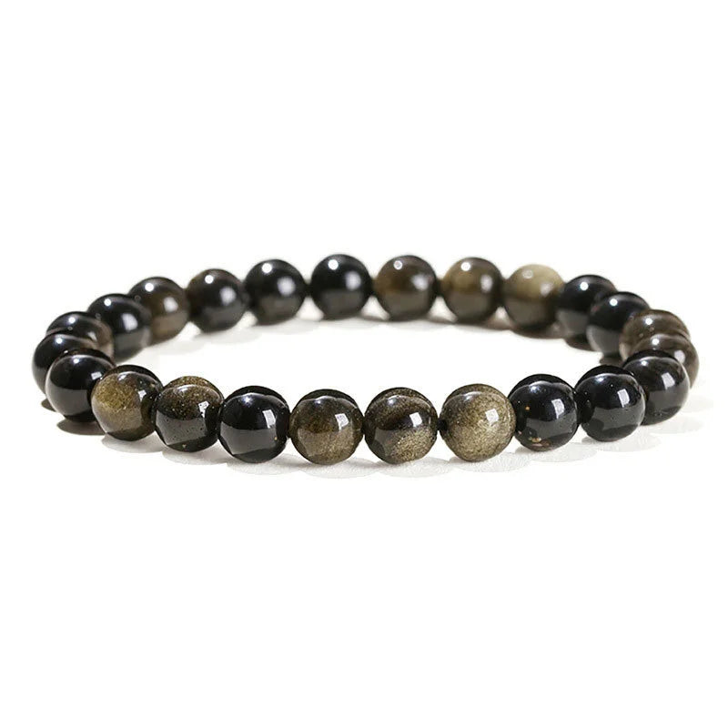 Mystic Glow Obsidian Beads