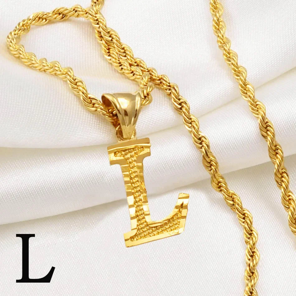 Alphabet Charm Necklace
