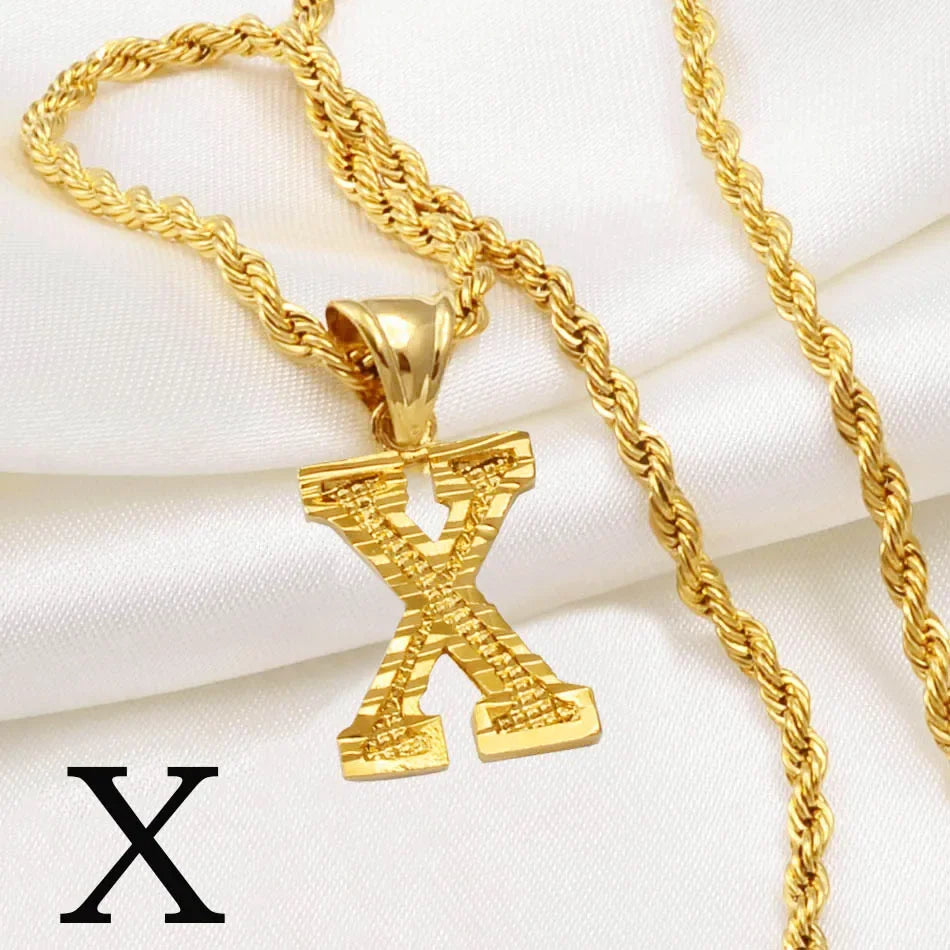 Alphabet Charm Necklace