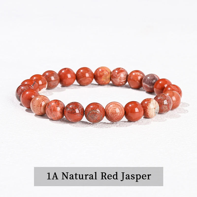 Elastic Natural Crystal Bead Bracelet