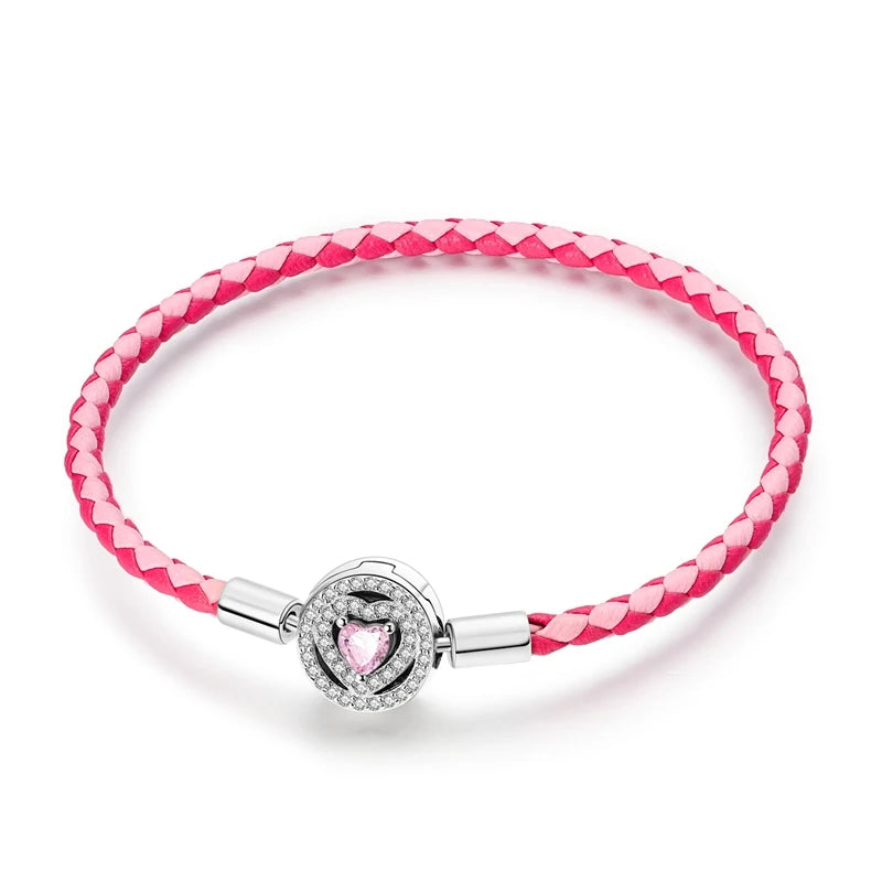 HeartSpark Sterling Silver Zircon Bracelet