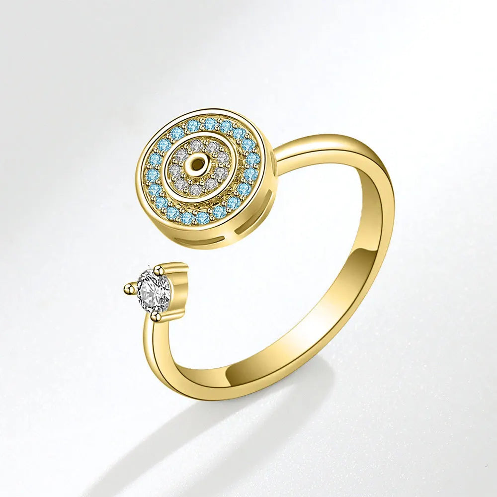 LunaSpin Crystal Ring