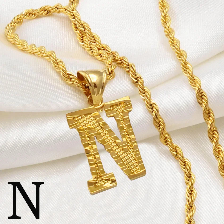 Alphabet Charm Necklace