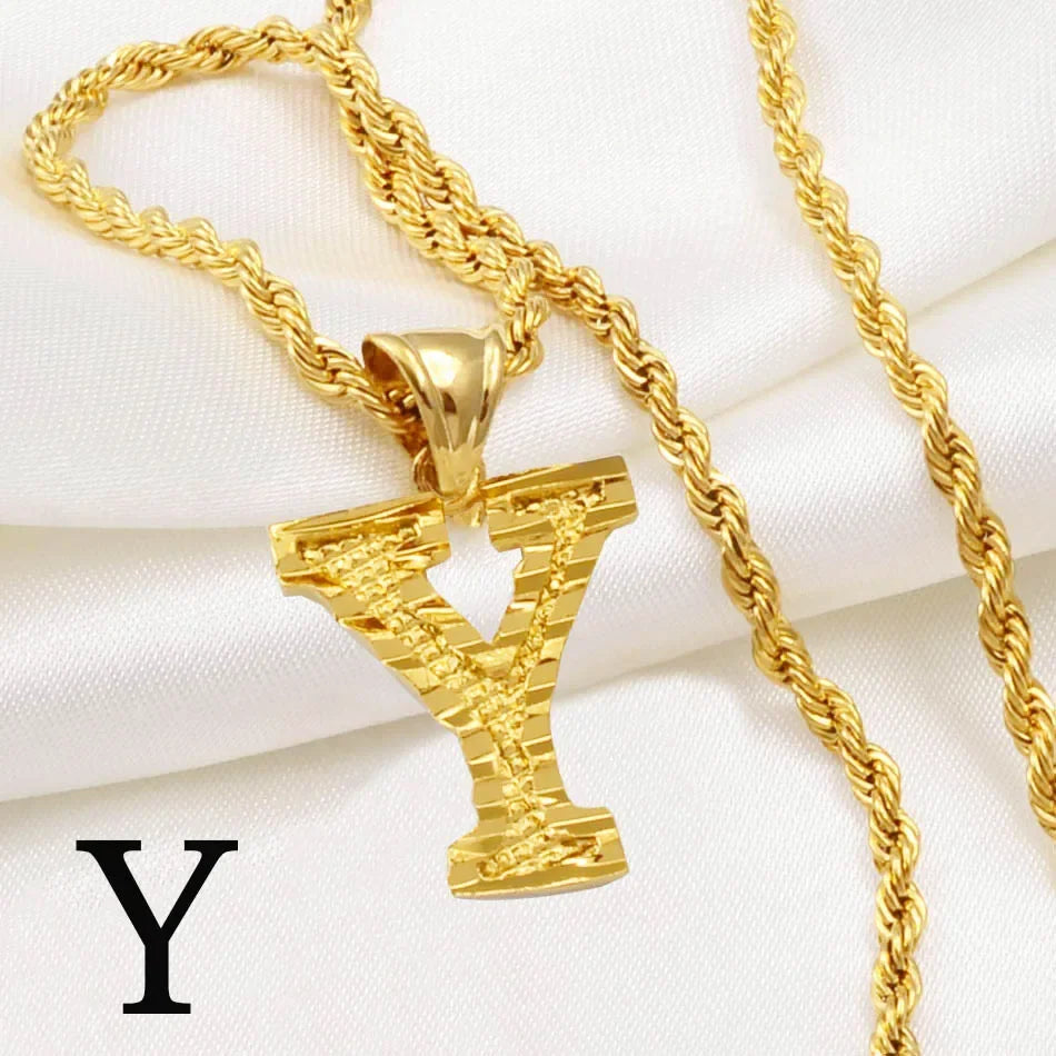 Alphabet Charm Necklace