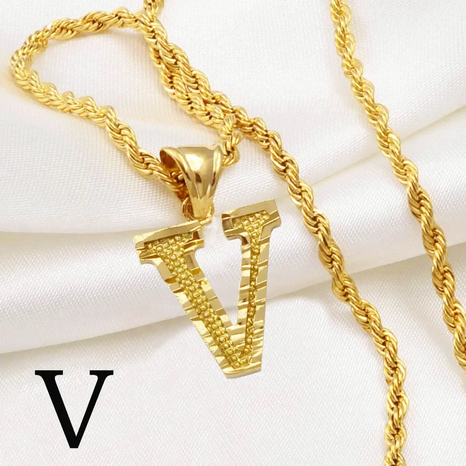 Alphabet Charm Necklace