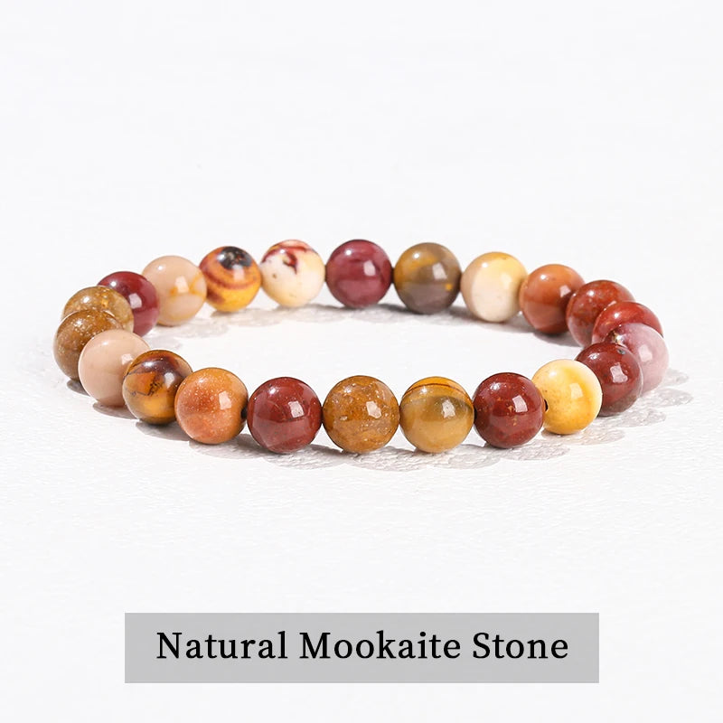 Elastic Natural Crystal Bead Bracelet
