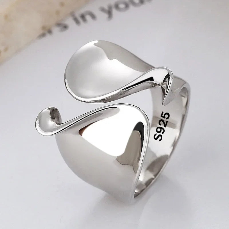 SilverMist Big Open Statement Ring
