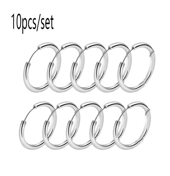 Simple Circle Earrings