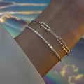 Radiant Luxe Silver Bracelet Set