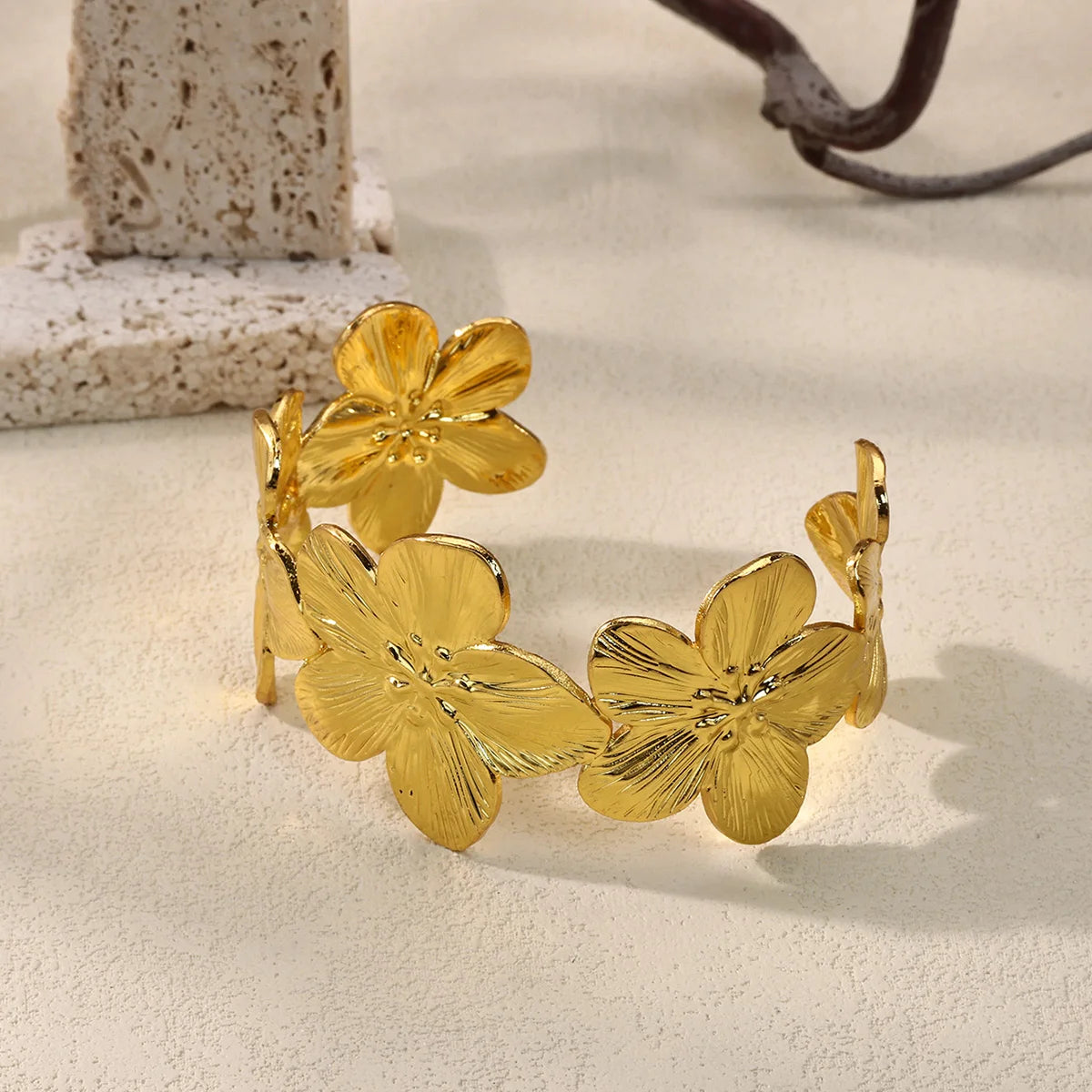 Imperial Bloom Cuff Bracelet