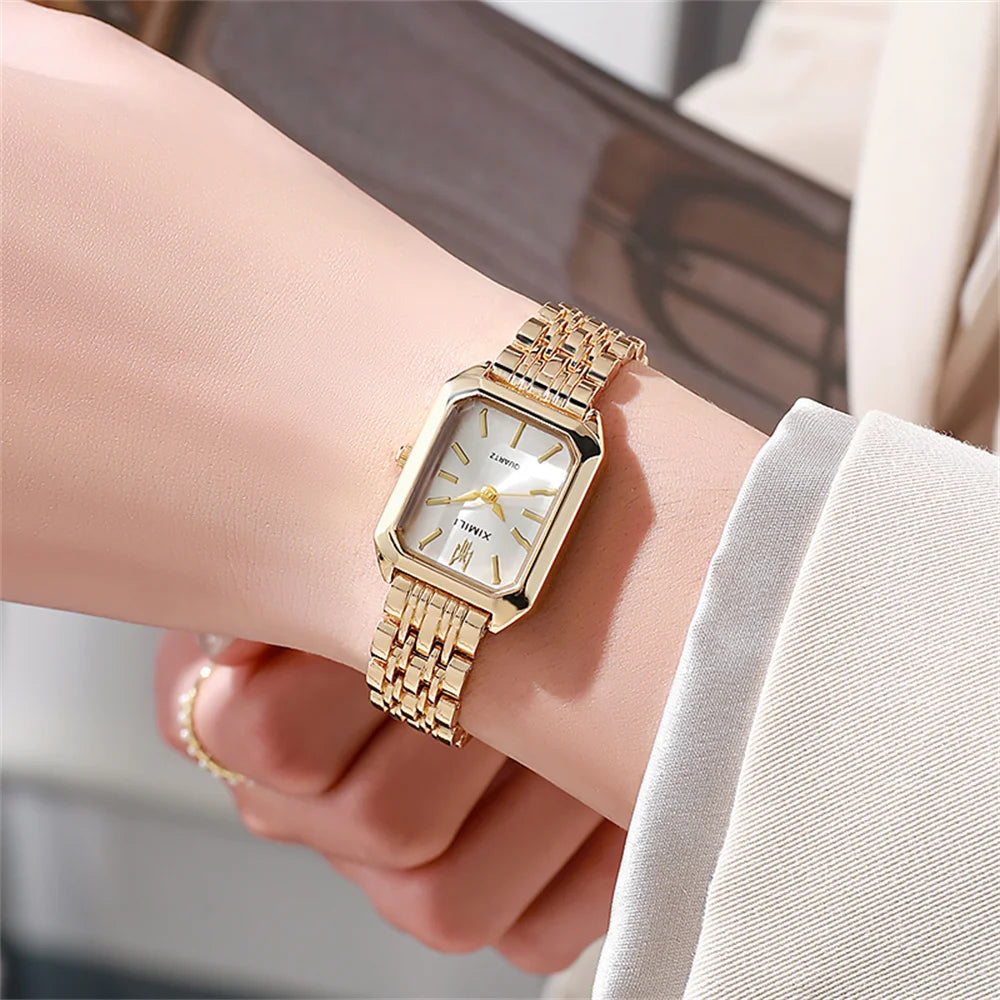 Elite Square Quartz Watch