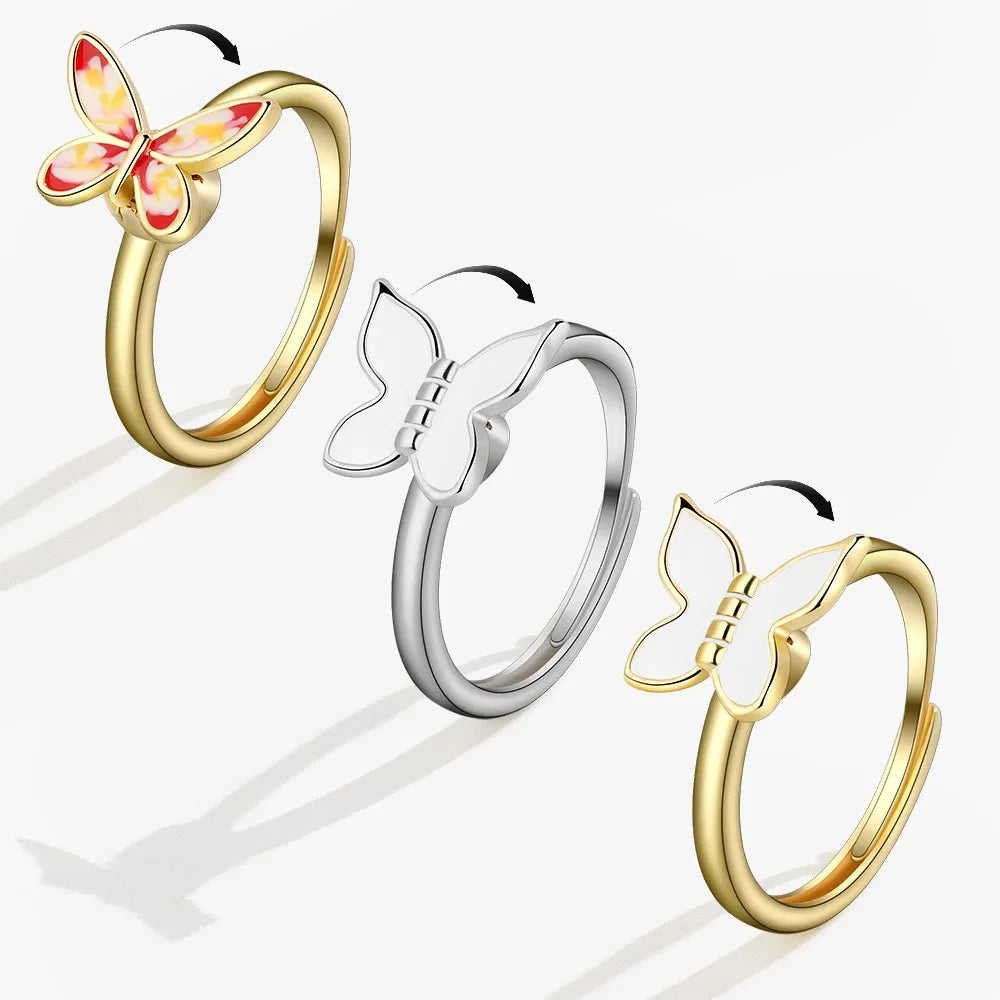 LunaSpin Crystal Ring