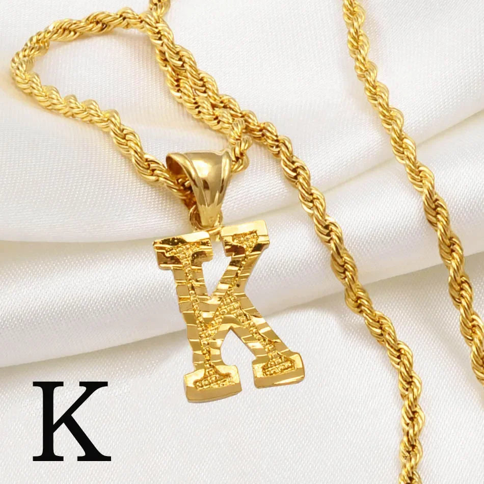 Alphabet Charm Necklace