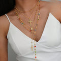 Golden Grace Cross Layered Necklace
