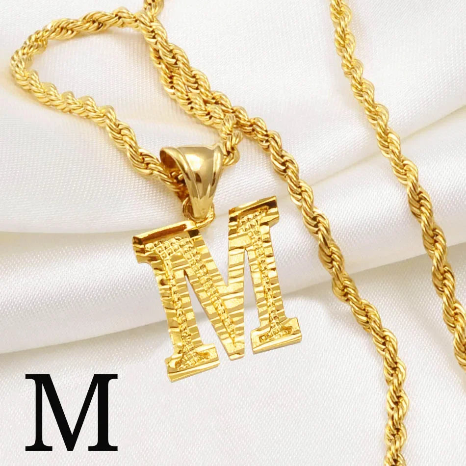 Alphabet Charm Necklace