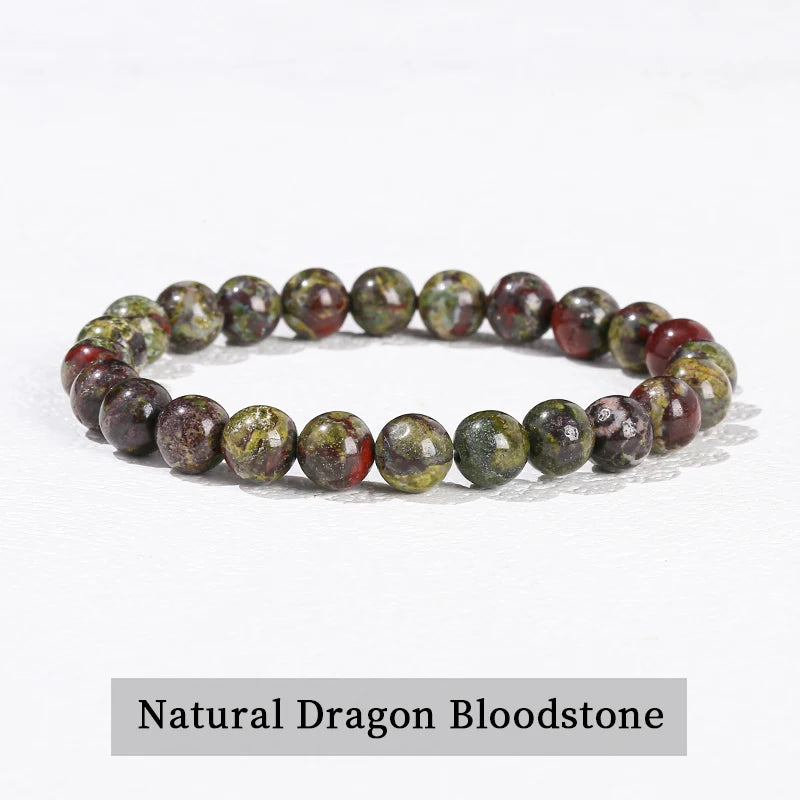 Elastic Natural Crystal Bead Bracelet