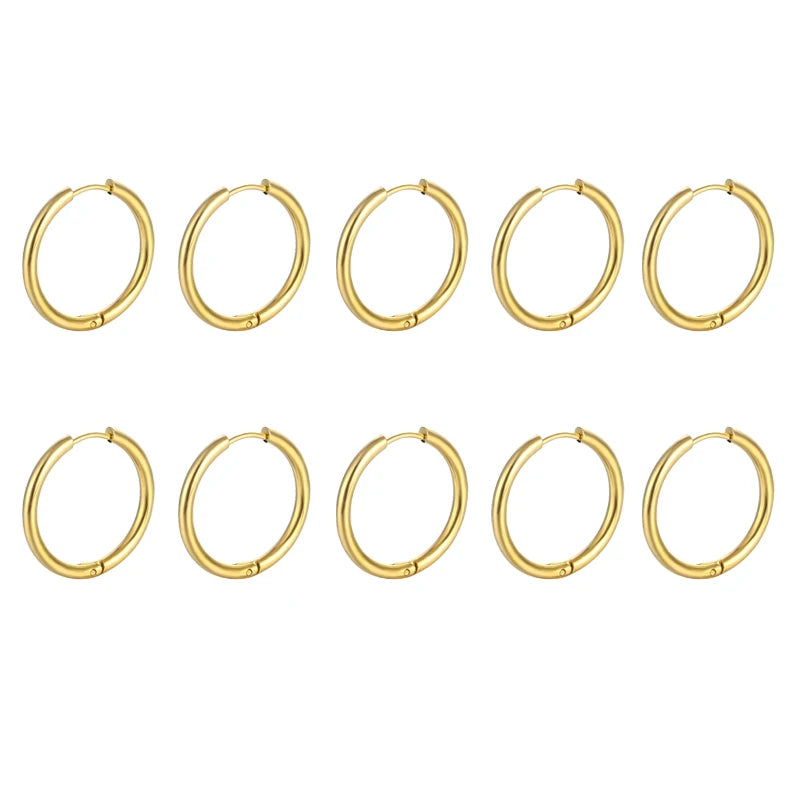 Simple Circle Earrings
